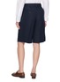 Back View - Click To Enlarge - BRUNELLO CUCINELLI - Pleated Viscose Bermuda Shorts