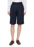 BRUNELLO CUCINELLI Pleated Viscose Bermuda Shorts