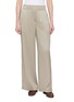 BRUNELLO CUCINELLI Elastic Waistband Silk Wide Leg Pants