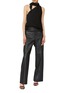Figure View - Click To Enlarge - BRUNELLO CUCINELLI - Sleeveless One Shoulder Asymmetric Draped Blouse