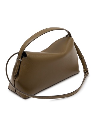 Detail View - Click To Enlarge - TOTEME - T-lock Grained-leather Handle Bag