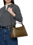 Front View - Click To Enlarge - TOTEME - T-lock Grained-leather Handle Bag