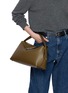 Figure View - Click To Enlarge - TOTEME - T-lock Grained-leather Handle Bag