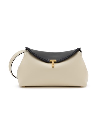 Main View - Click To Enlarge - TOTEME - T-Lock Embroidered Leather Clutch Bag