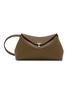 TOTEME T-lock Grained-leather Clutch Bag
