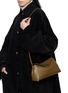 Figure View - Click To Enlarge - TOTEME - T-lock Grained-leather Clutch Bag