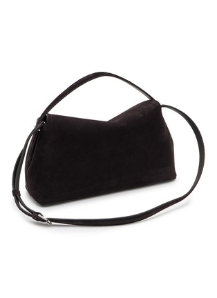 Detail View - Click To Enlarge - TOTEME - T-lock Suede Top Handle Bag