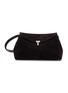 TOTEME T-Lock Suede Clutch Bag