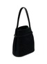 Detail View - Click To Enlarge - TOTEME - Belted Suede Leather Bucket Bag