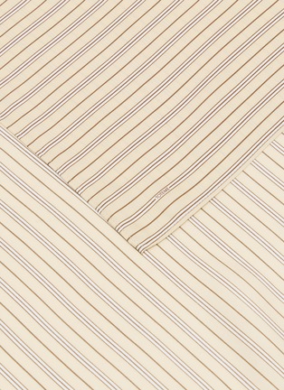 Detail View - Click To Enlarge - TOTEME - Striped Silk Scarf