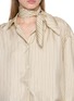 Figure View - Click To Enlarge - TOTEME - Striped Silk Scarf
