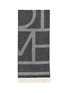 Main View - Click To Enlarge - TOTEME - Monogram Jacquard Scarf