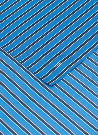 Detail View - Click To Enlarge - TOTEME - Striped Silk Scarf