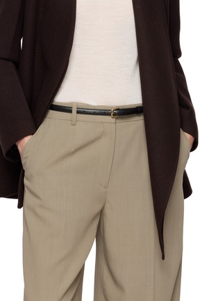 Figure View - Click To Enlarge - TOTEME - Thin Palmellato Leather Belt