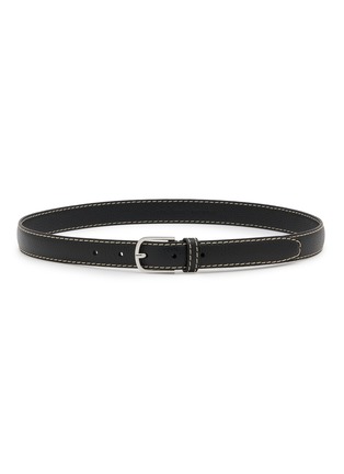 Main View - Click To Enlarge - TOTEME - Slim Grained Leather Belt
