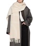 Figure View - Click To Enlarge - TOTEME - Monogram Jacquard Scarf