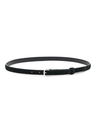 Main View - Click To Enlarge - TOTEME - Thin Suede Leather Belt