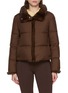 KRUF Mink Fur Collar Down Jacket