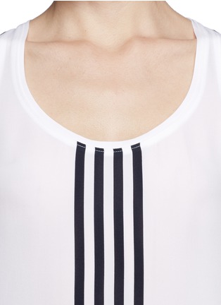 Detail View - Click To Enlarge - THEORY - Issac stripe silk tank top