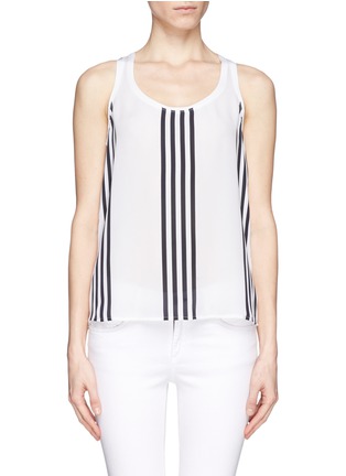 Main View - Click To Enlarge - THEORY - Issac stripe silk tank top