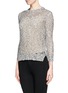 Front View - Click To Enlarge - THEORY - 'Rainee' open-knit sweater