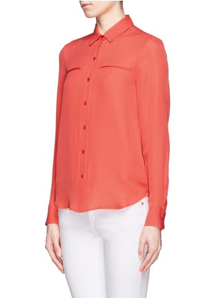 Front View - Click To Enlarge - THEORY - Olava B silk shirt