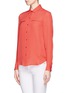 Front View - Click To Enlarge - THEORY - Olava B silk shirt
