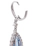Detail View - Click To Enlarge - CZ BY KENNETH JAY LANE - Suspended pear-cut drop earrings