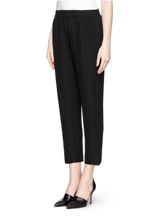 Front View - Click To Enlarge - THEORY - Korene silk cropped pants