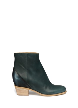 Main View - Click To Enlarge - MM6 MAISON MARGIELA - Inner wedge leather ankle boots