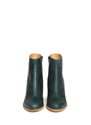 Figure View - Click To Enlarge - MM6 MAISON MARGIELA - Inner wedge leather ankle boots