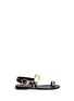 Main View - Click To Enlarge - 73426 - Leopard print pony hair sandals