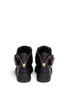 Back View - Click To Enlarge - 73426 - London alligator leather sneakers