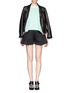 Figure View - Click To Enlarge - SACAI LUCK - Inverted pleat top