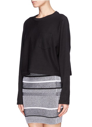 Front View - Click To Enlarge - T BY ALEXANDER WANG - Dolman sleeve sweatshirt