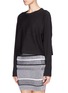 Front View - Click To Enlarge - T BY ALEXANDER WANG - Dolman sleeve sweatshirt