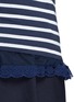 Detail View - Click To Enlarge - SACAI LUCK - Lace trim stripe tank top