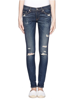 Main View - Click To Enlarge - RAG & BONE - Ripped skinny jeans