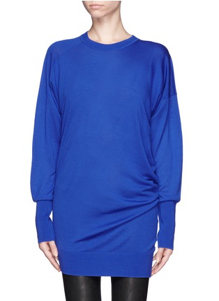 Main View - Click To Enlarge - ALEXANDER WANG - Asymmetric knitted sweater