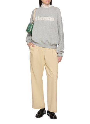 Figure View - Click To Enlarge - SIENNE - Sienne Lace Sweatshirt