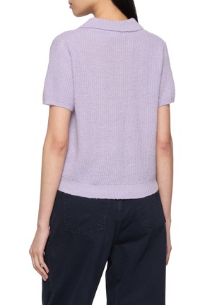 Back View - Click To Enlarge - SIENNE - Bach Pocket Knit Polo Top