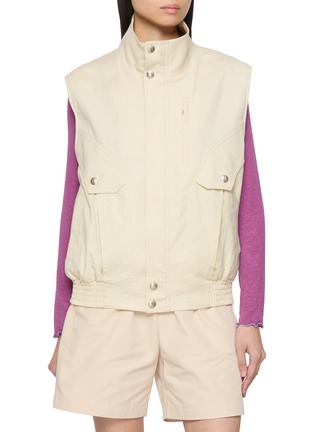 Main View - Click To Enlarge - SIENNE - Walden Highneck Vest