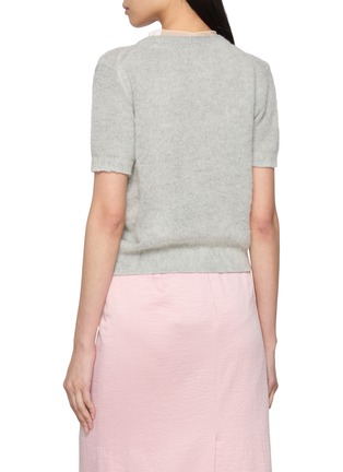 Back View - Click To Enlarge - SIENNE - Rosha Short Sleeve Cardigan