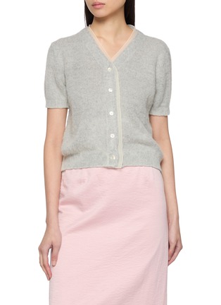 Main View - Click To Enlarge - SIENNE - Rosha Short Sleeve Cardigan