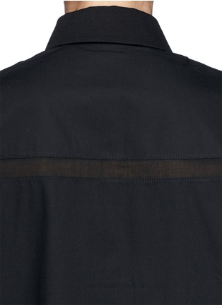 Detail View - Click To Enlarge - T BY ALEXANDER WANG - Cotton poplin shirt dress