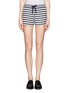 Main View - Click To Enlarge - T BY ALEXANDER WANG - Stripe French terry shorts