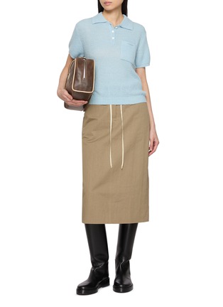 Figure View - Click To Enlarge - SIENNE - Bach Pocket Knit Polo Top