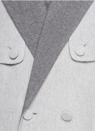 Detail View - Click To Enlarge - ALEXANDER WANG - Reversible double breast wool felt coat