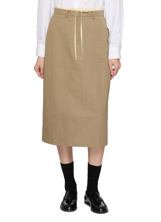 Main View - Click To Enlarge - SIENNE - Molly Layered Waistband Skirt