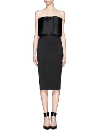 Main View - Click To Enlarge - VICTORIA BECKHAM - Cropped bandeau top dress